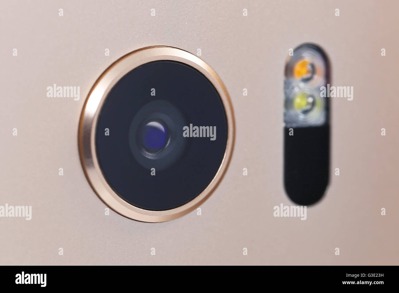 Smartphone camera lens Stock Photo Alamy