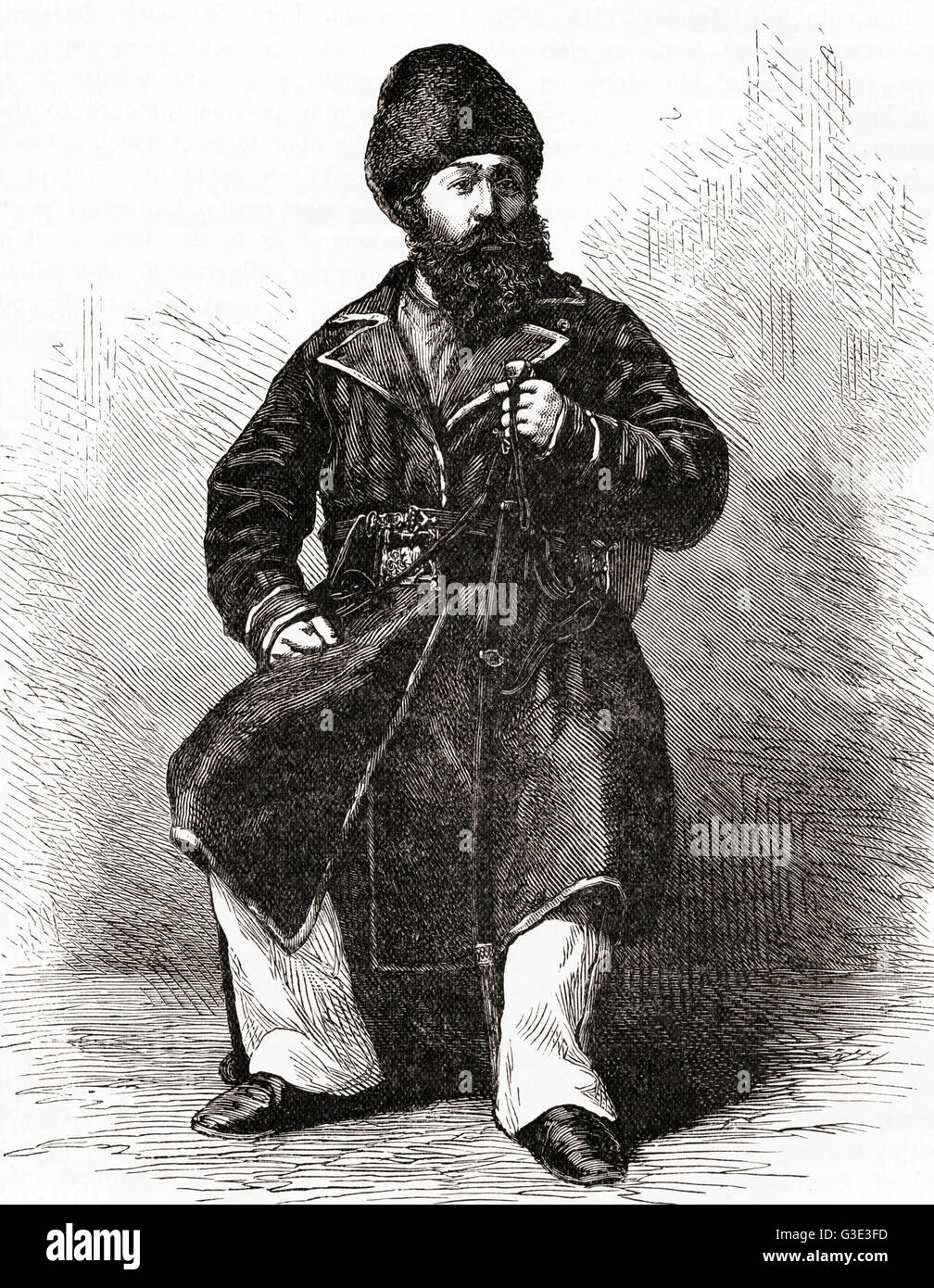 Sher Ali Khan, c. 1825 – 1879.  Amir of Afghanistan. Stock Photo