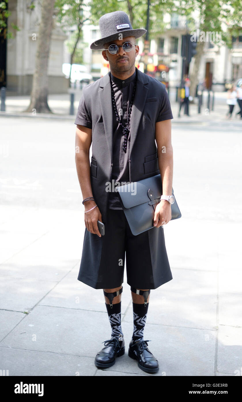 Martell Campbell from London ahead of the Bobby Abley London ...