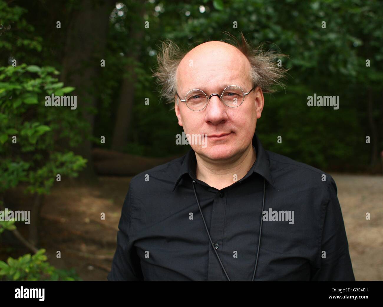 German photographer and photo artist Andre Rival is pictured in Berlin at  lake Schlachtensee on May 28, 2016. Photo. Wolfram Steinberg/dpa | usage  worldwide Stock Photo - Alamy