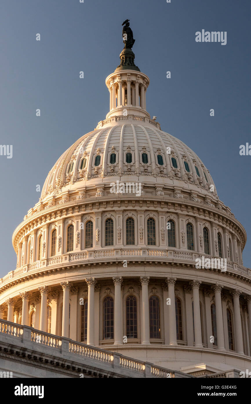 The United States Capitol Building , the meeting place of the Senate