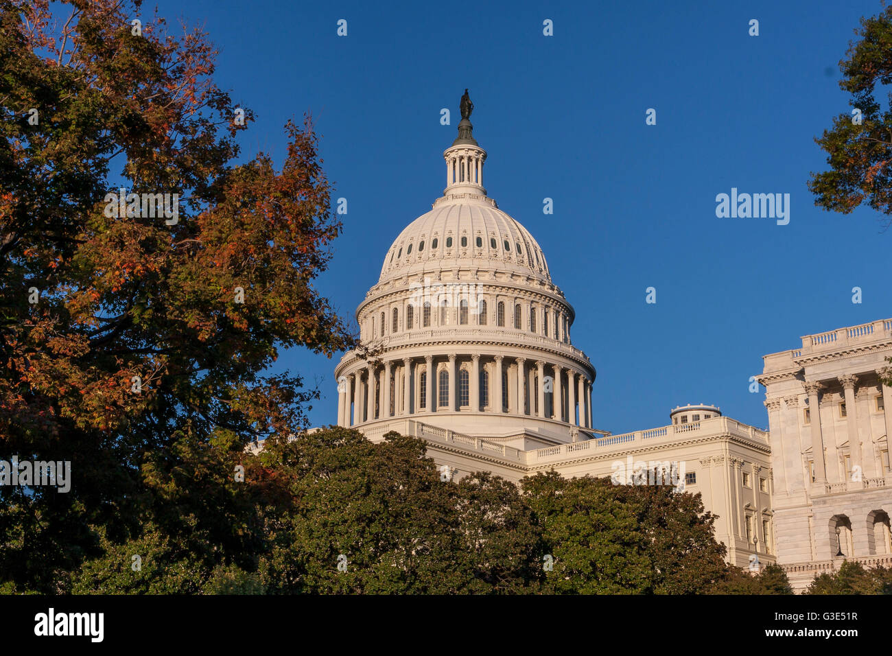 The United States Capitol Building , the meeting place of the Senate