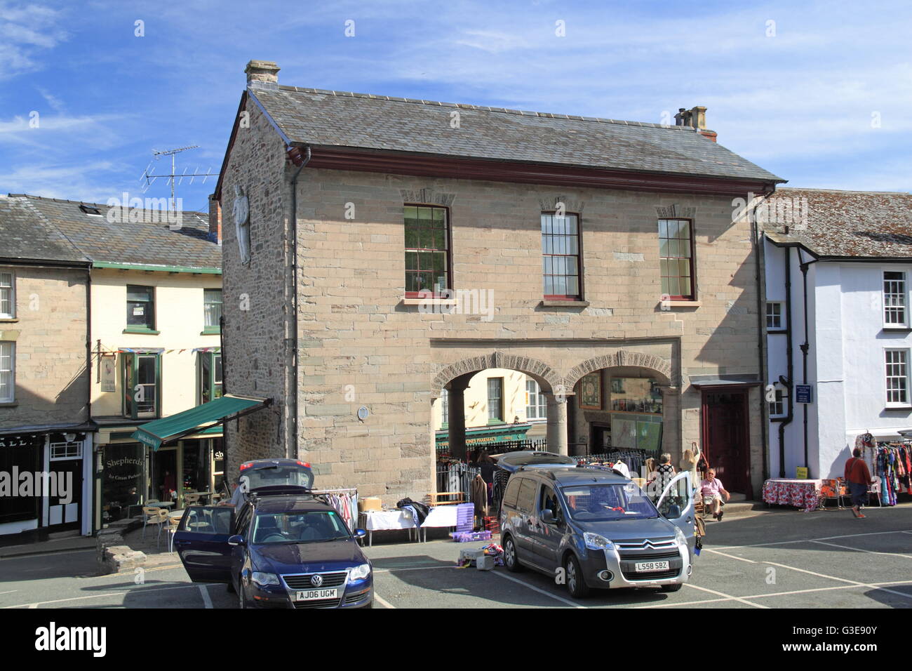 Town Hall Cheese Market, Castle Street, HayonWye, Powys, Wales, Great