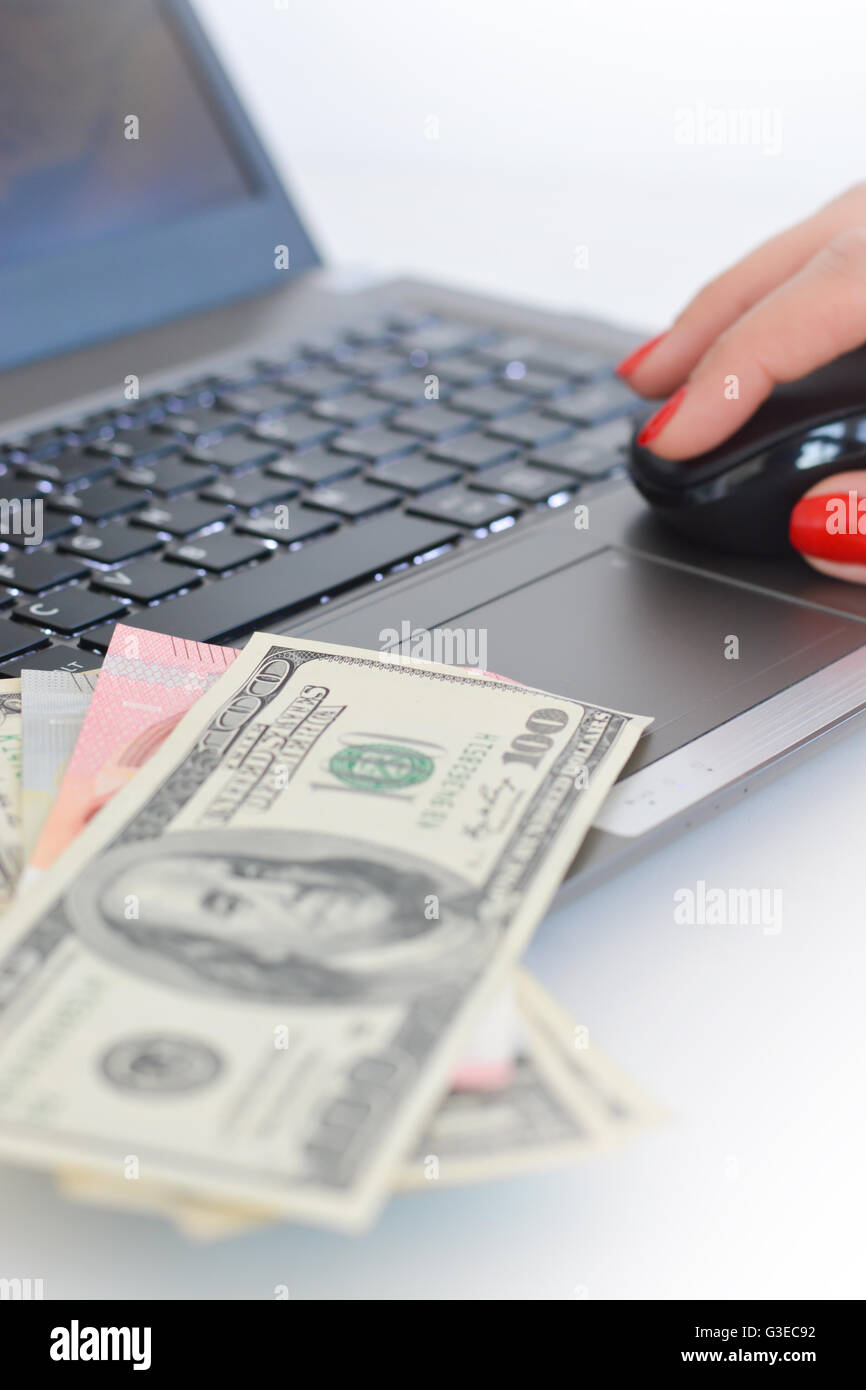 Make Money Online Using Internet Tools Stock Photo 105423166 Alamy - 