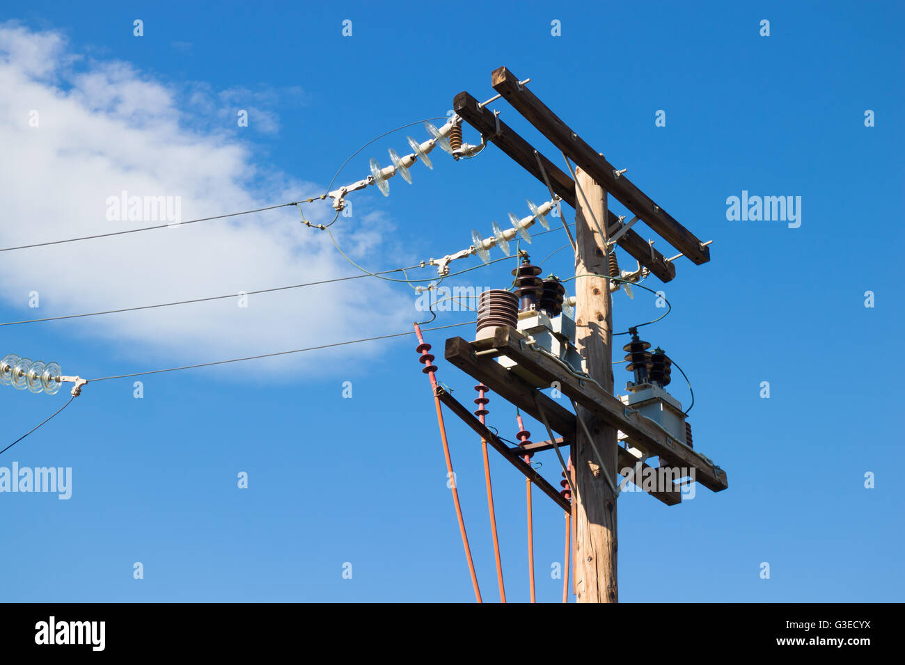 Telephone pole insulator hi-res stock photography and images - Alamy