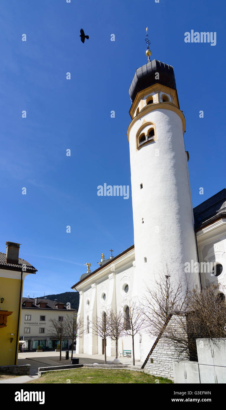church St. Michaels, Italy, Bozen (Südtirol), South Tyrol, Alto Adige, , Innichen (San Candido) Stock Photo