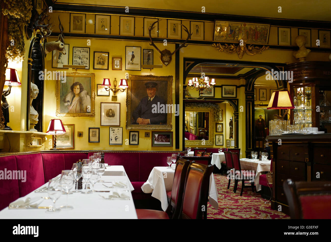 Rules restaurant london hires stock photography and images Alamy