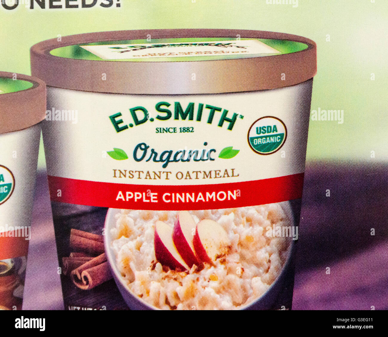 E.D. Smith organic instant Oatmeal at a Costco Store in San Leandro California Stock Photo Alamy