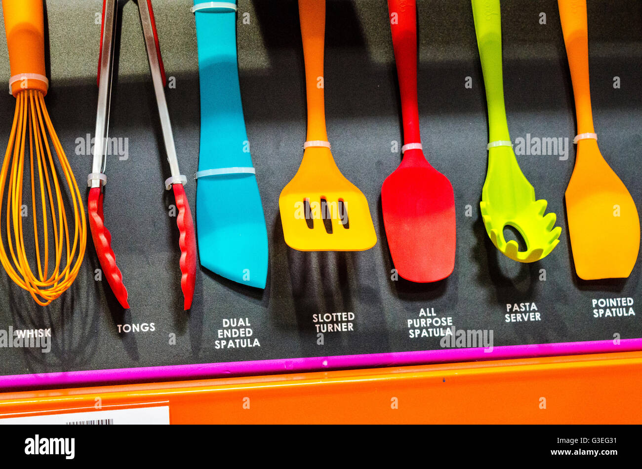 Kitchen tools at a Costco Membership store in San Leandro California Stock Photo