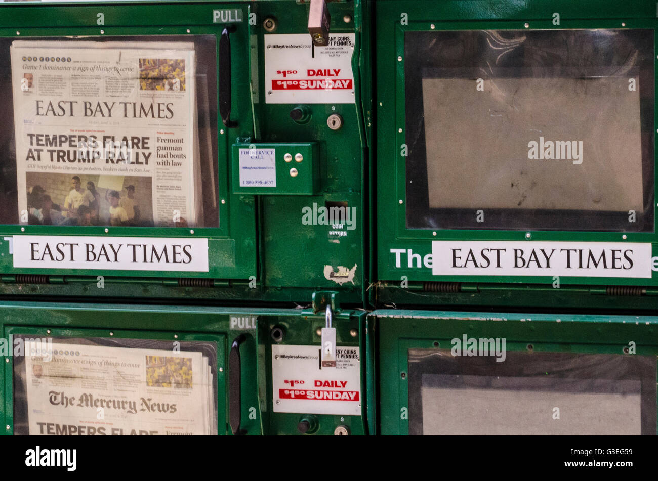 Newspaper box california hires stock photography and images Alamy