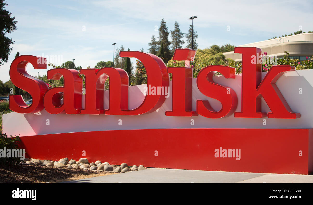 SanDisk corporate headquarters in Milpitas, California Stock Photo Alamy