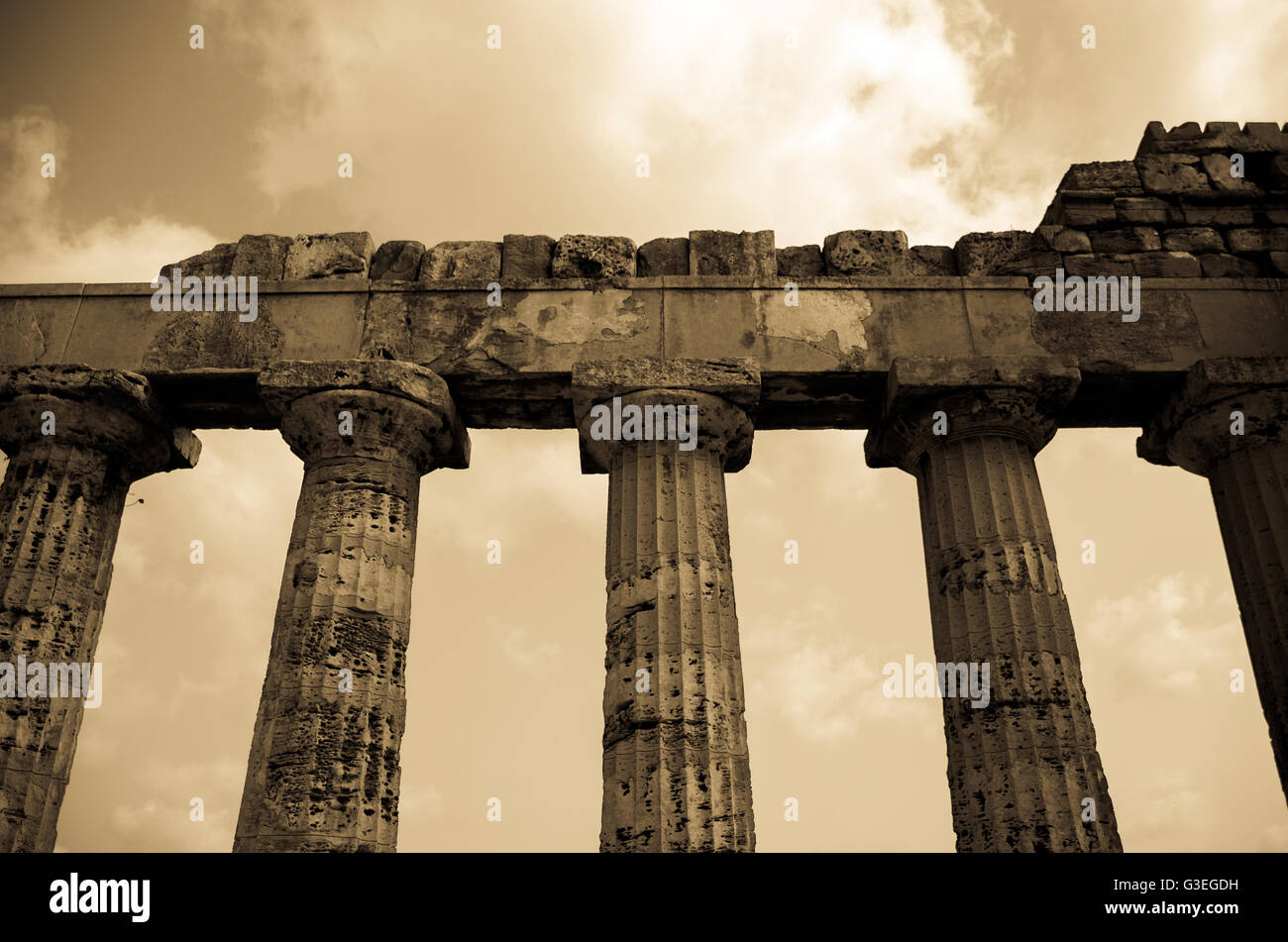 Temples at Selinunte, Sicily Stock Photo - Alamy