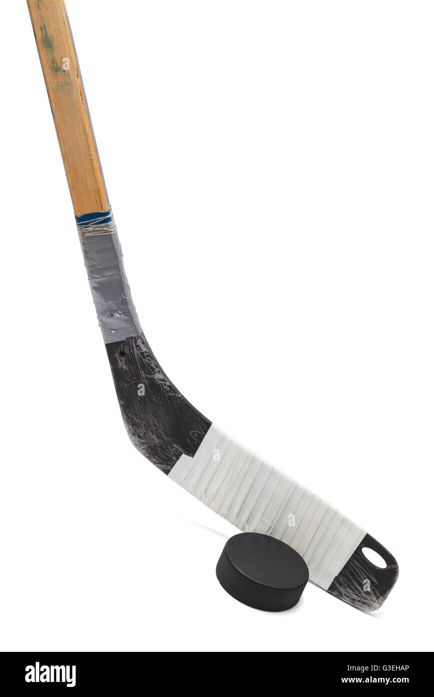 Hockey stick and puck hi-res stock photography and images - Alamy