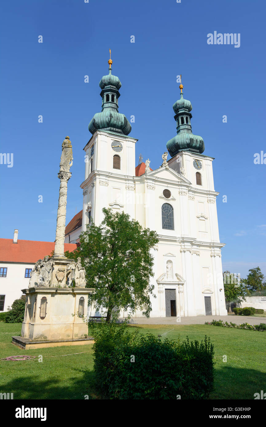 basilica Mariä Geburt, Austria, Burgenland, , Frauenkirchen Stock Photo