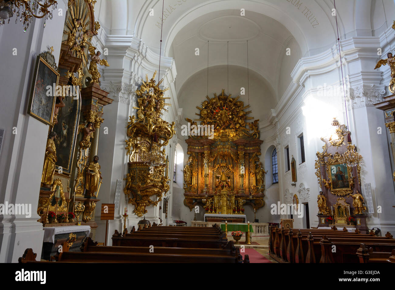 pilgrimage church Maria Schutz, Austria, Niederösterreich, Lower Austria, Wiener Alpen, Schottwien Stock Photo