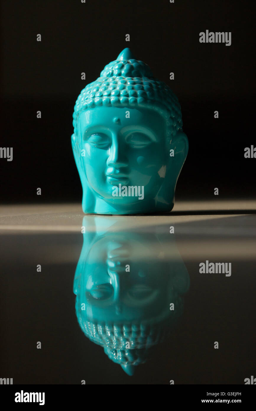 The Blue Buddha an artifact of Gautam Buddha the prince who became the