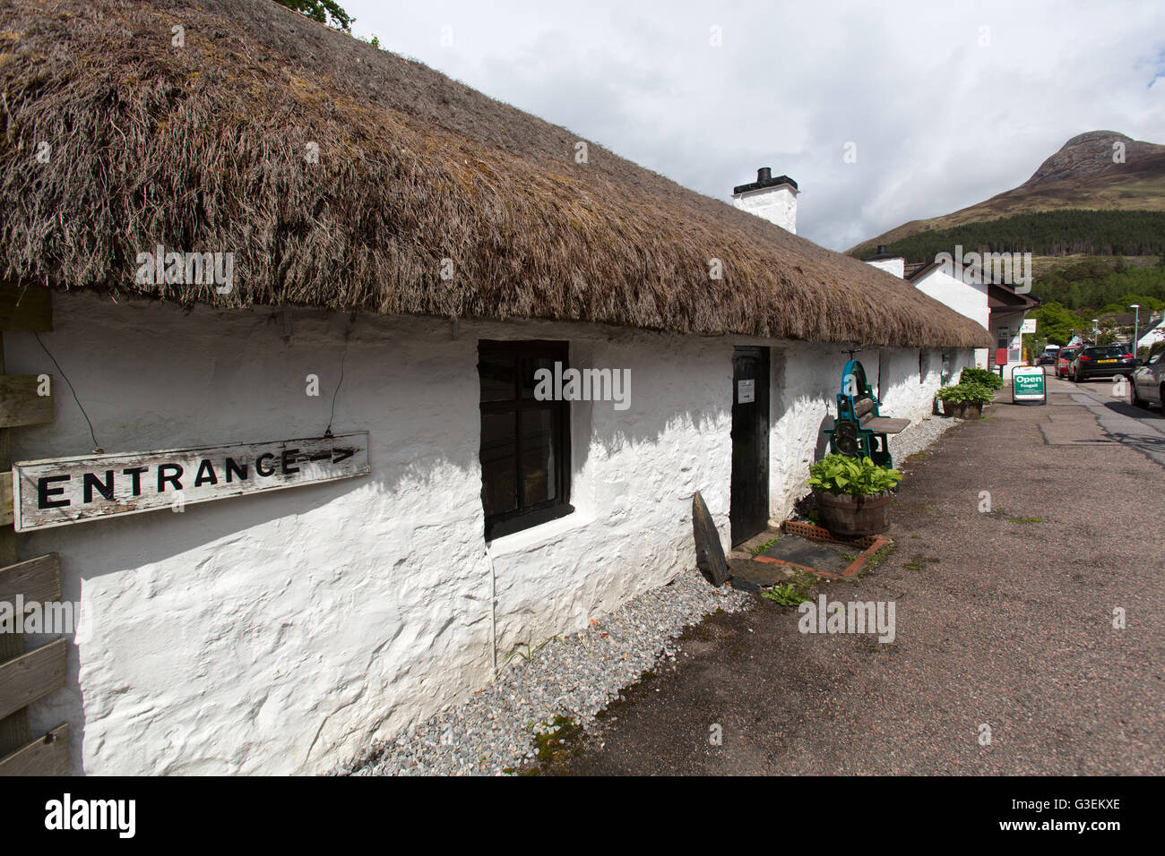 Village of Glencoe, Scotland. The Glencoe and North Lorn Folk Museum
