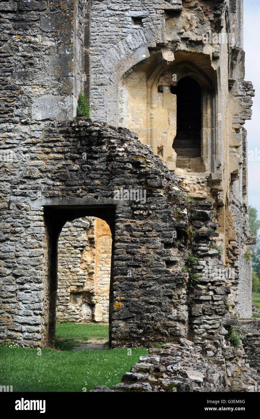 The ruins of Minster Lovell Hall in Oxfordshire, UK Stock Photo Alamy