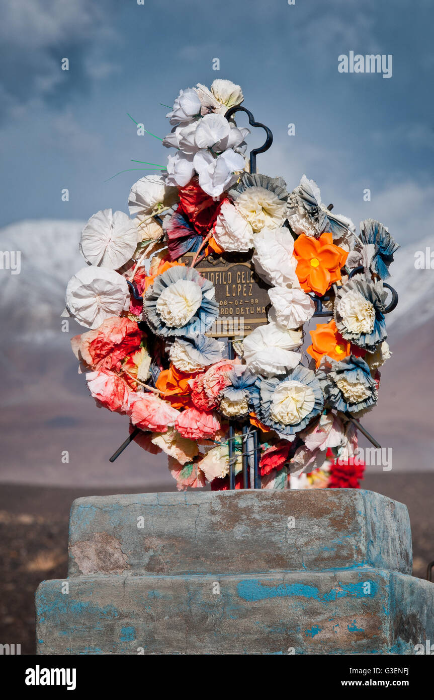 El Peñón, Cemetery Stock Photo