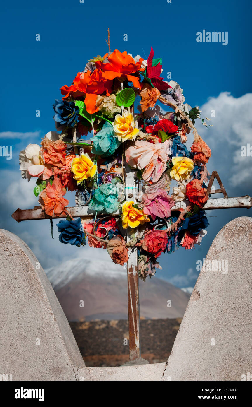 El Peñón, Cemetery Stock Photo