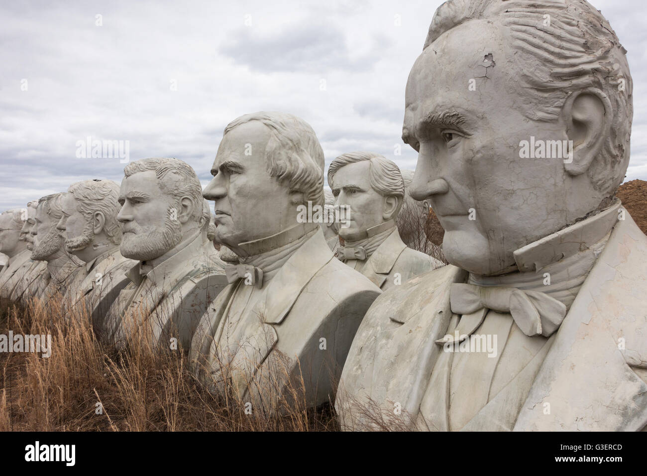 Virginia presidents park defunct museum Croaker VA Stock Photo