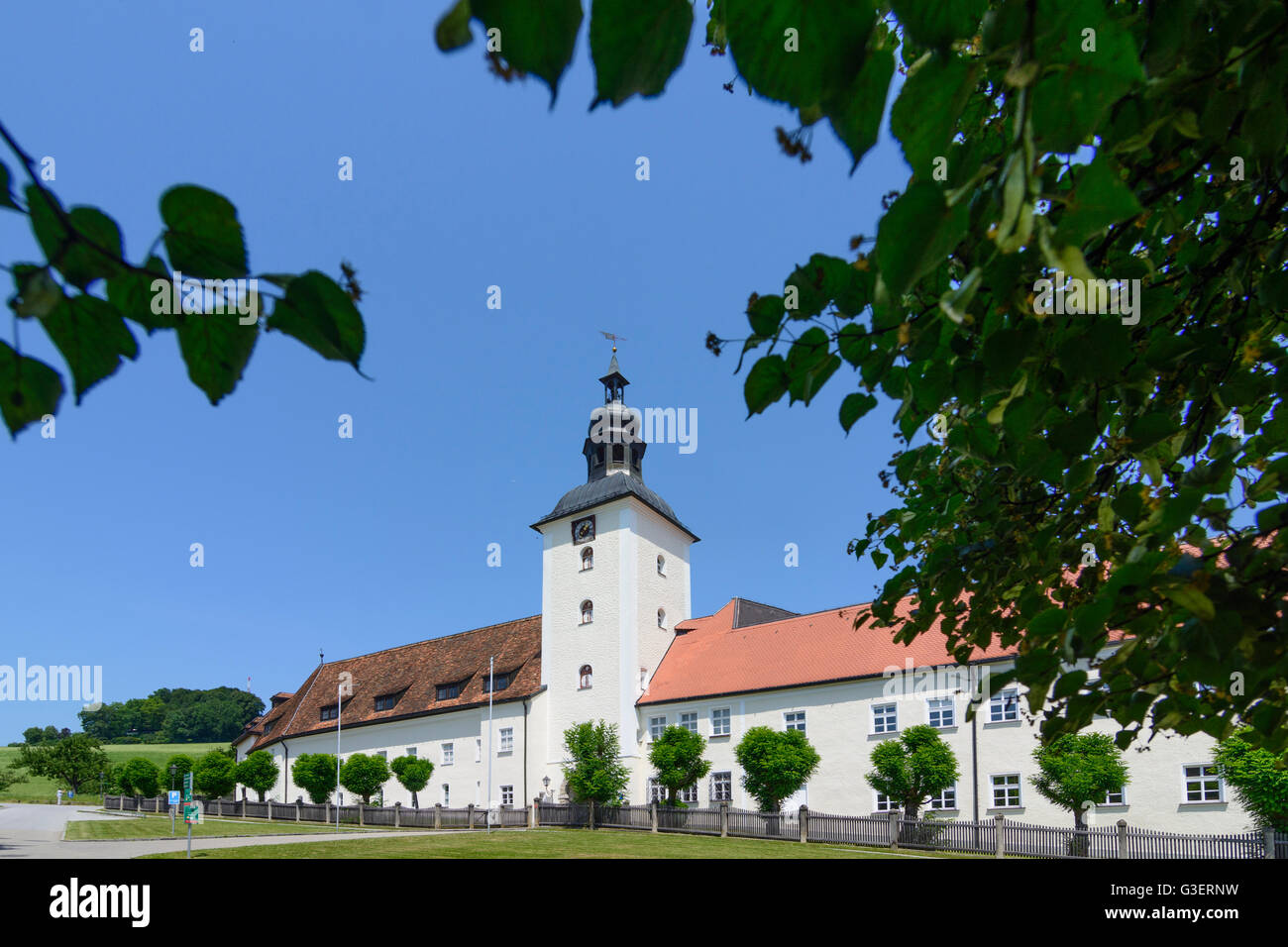 Michaelbeuern abbey, Austria, Salzburg, Flachgau, Dorfbeuern Stock Photo