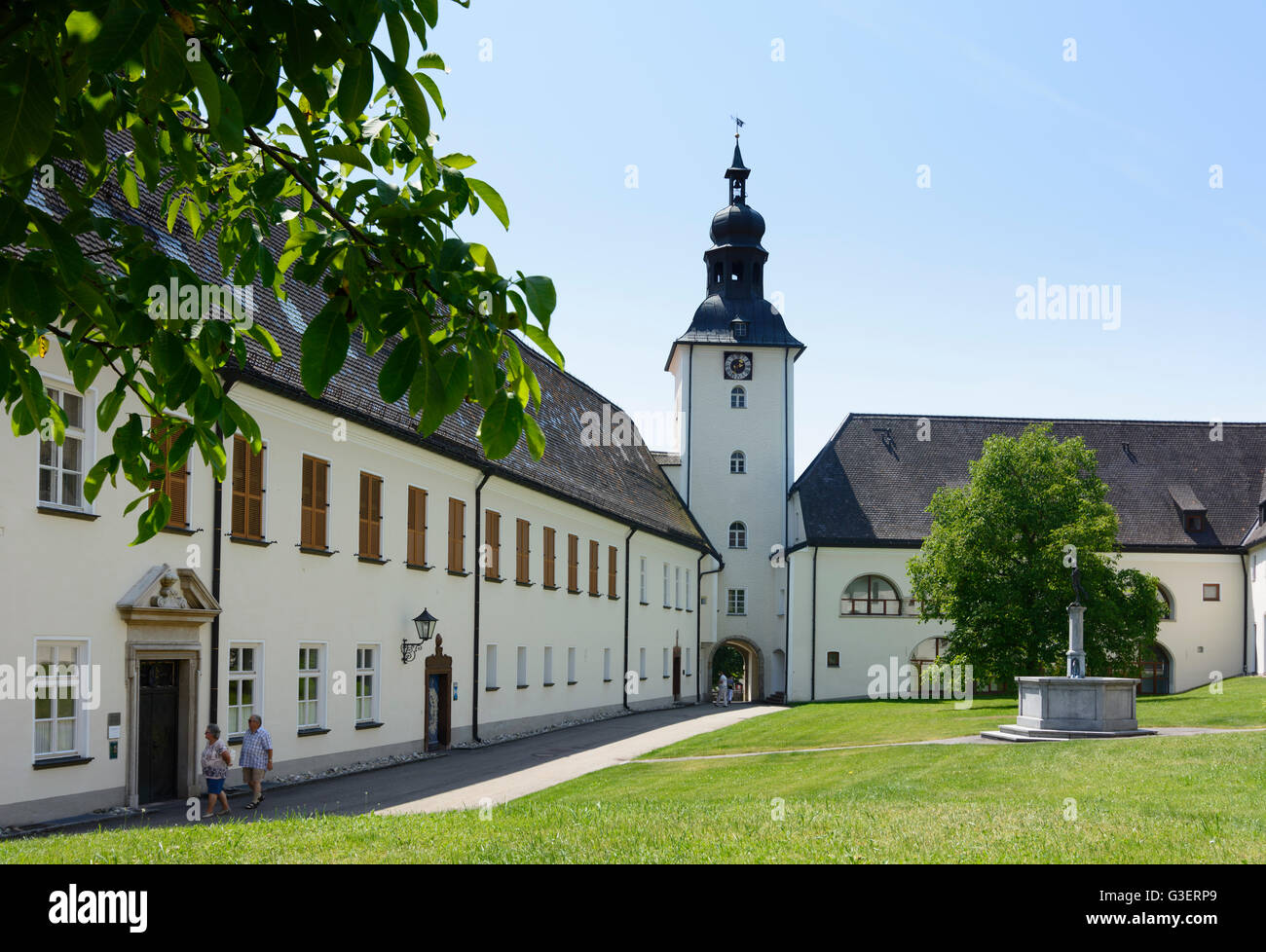Michaelbeuern abbey, Austria, Salzburg, Flachgau, Dorfbeuern Stock Photo