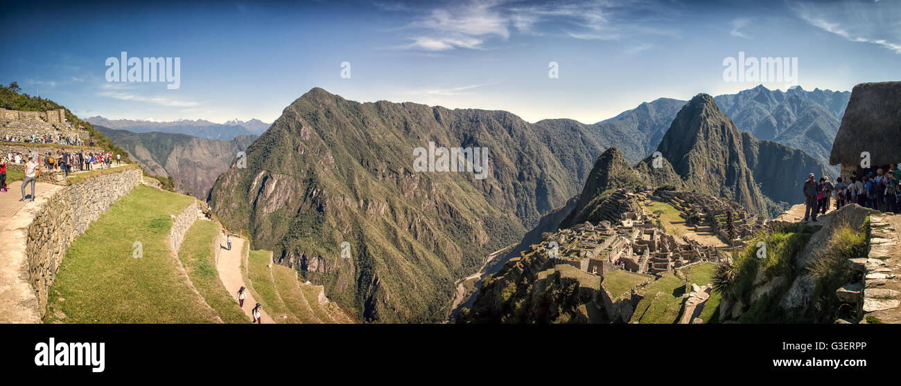 Machu Pichu ruing Stock Photo