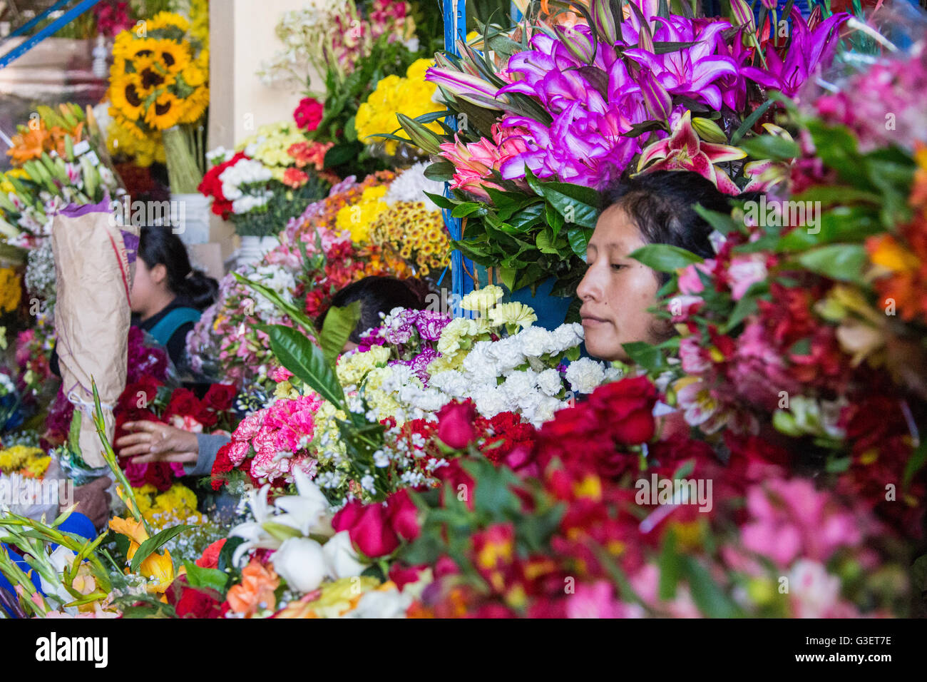 market in Cusco, Peru Stock Photo