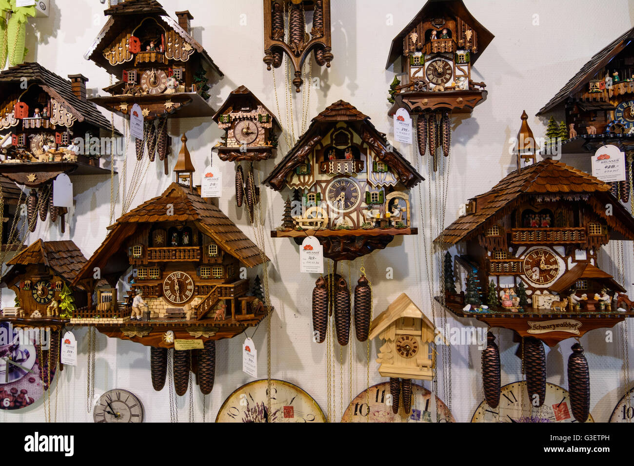 Cuckoo Clocks Black Forest Germany High Resolution Stock Photography And Images Alamy