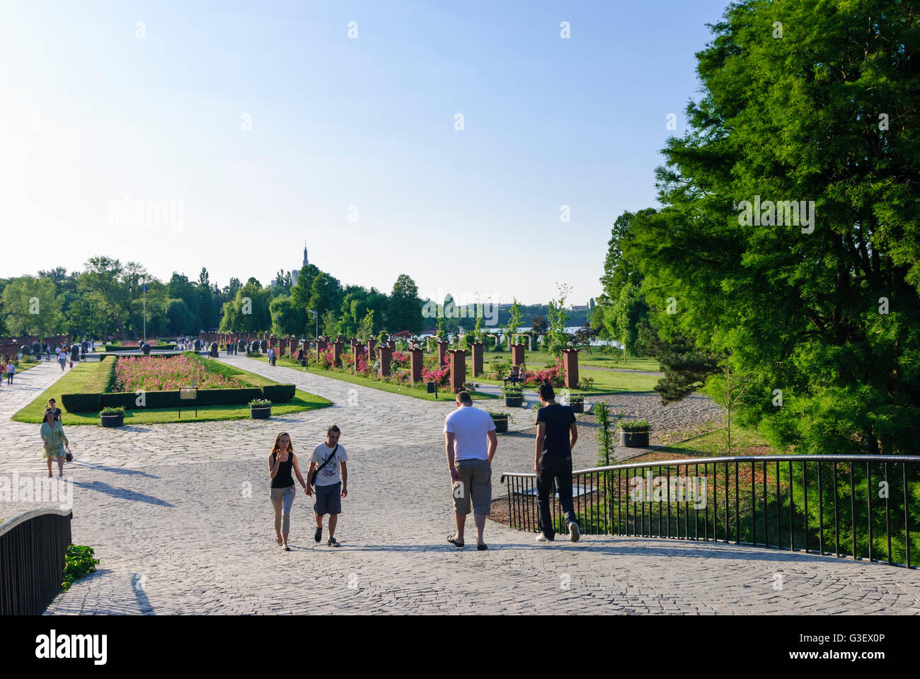 Herastrau Park, Romania Bucharest Bucuresti Stock Photo