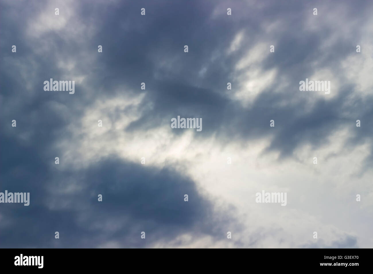 Abstract background of clouds in the sky. Stock Photo