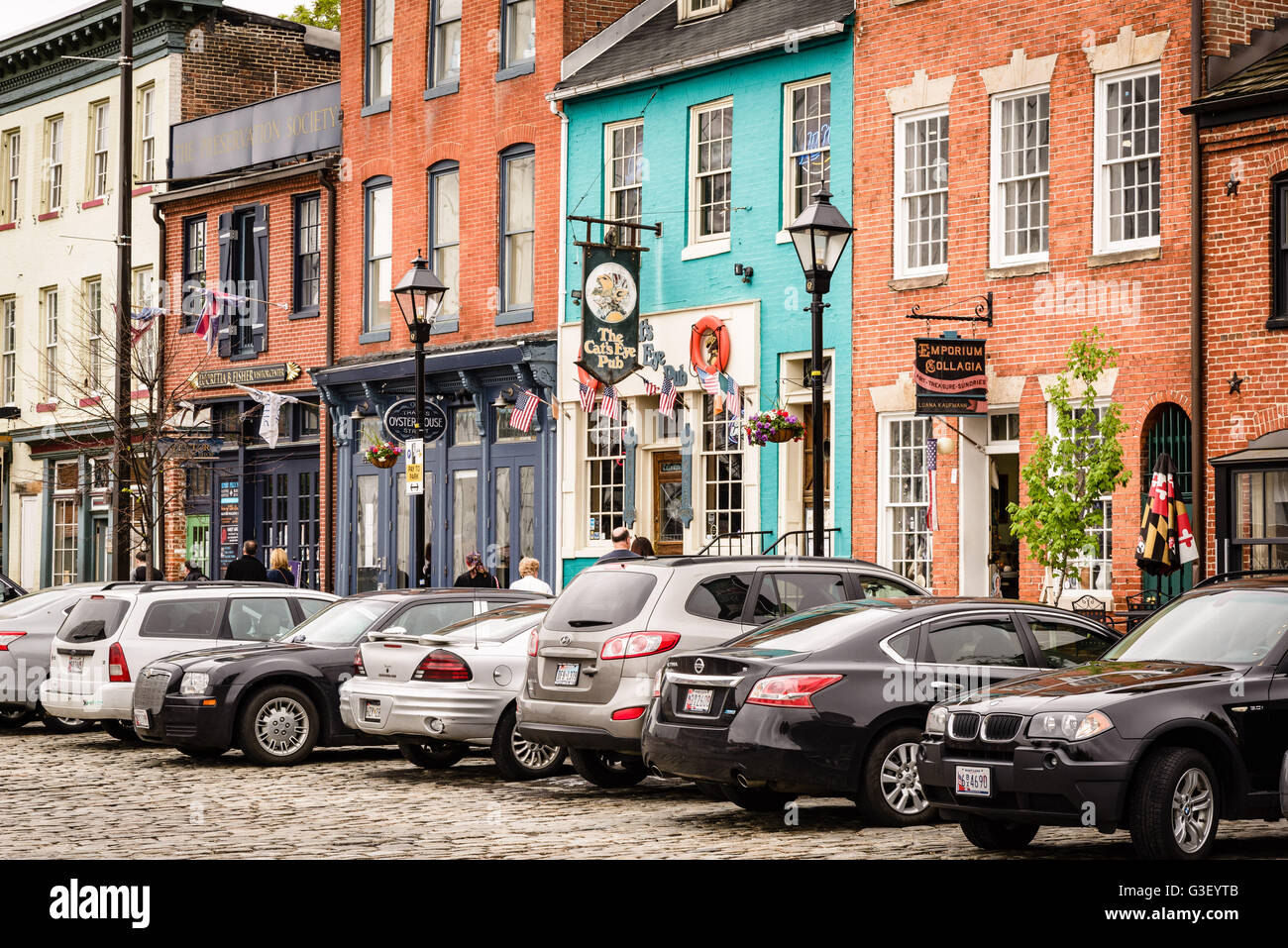 Thames Street, Fells Point, Baltimore, MD Stock Photo 105435355 Alamy