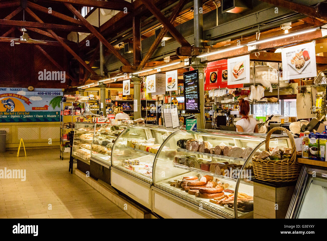 Broadway Market south shed, Aliceanna Street & Broadway, Fells Point