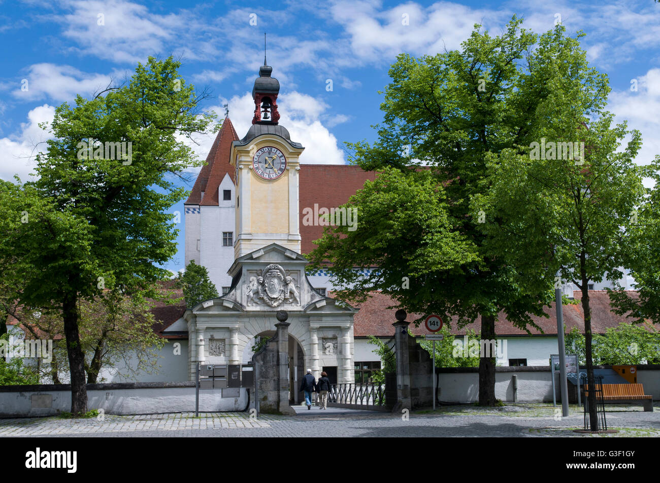 New castle, Ingolstadt, Bavaria, Germany Stock Photo