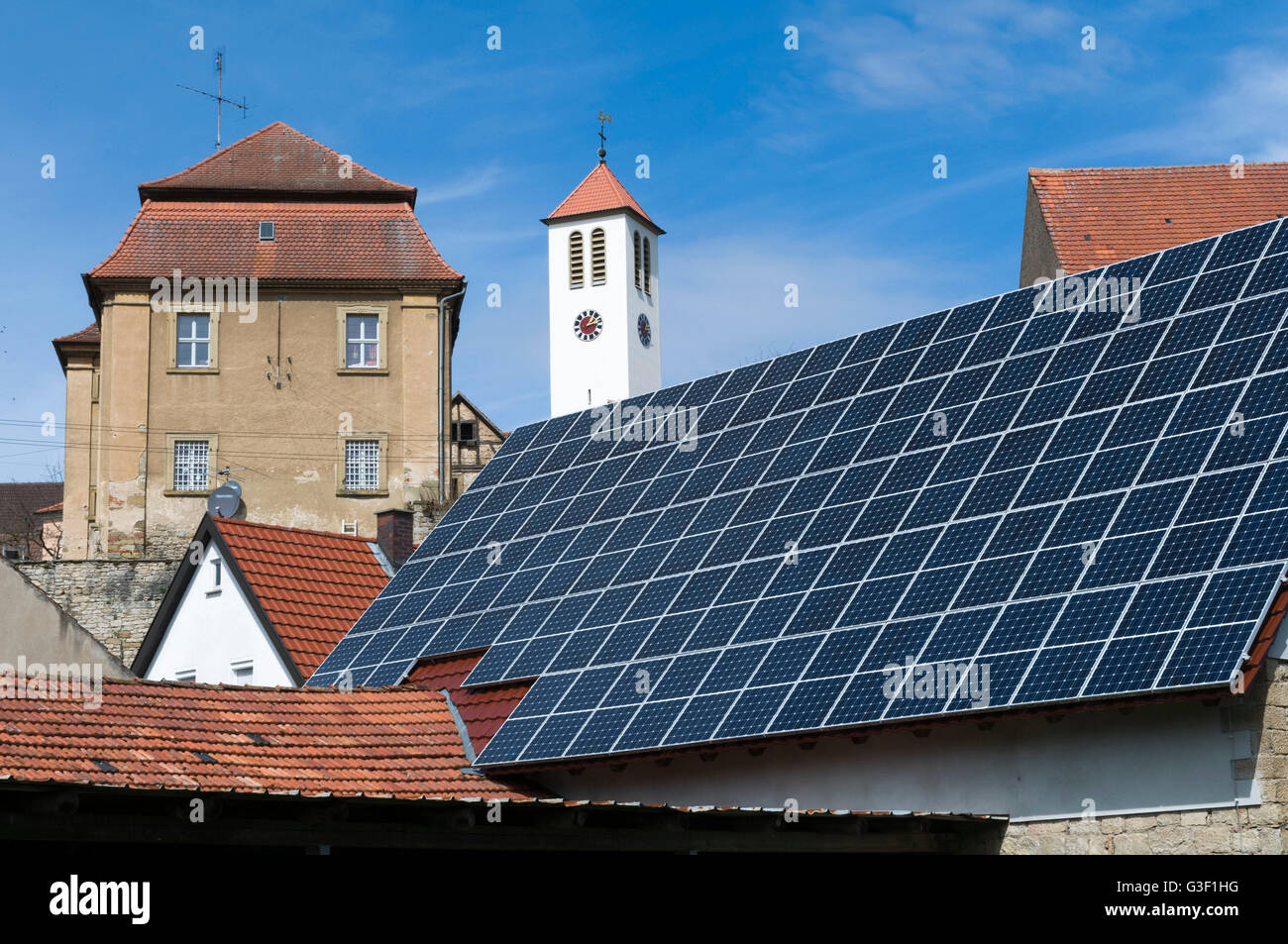 Solar power roof hi-res stock photography and images - Alamy