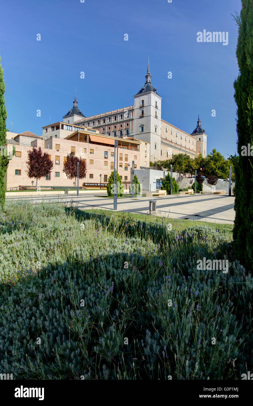 Alcazar, Toledo, province Toledo, Castile-La Mancha, Spain, Europe Stock Photo