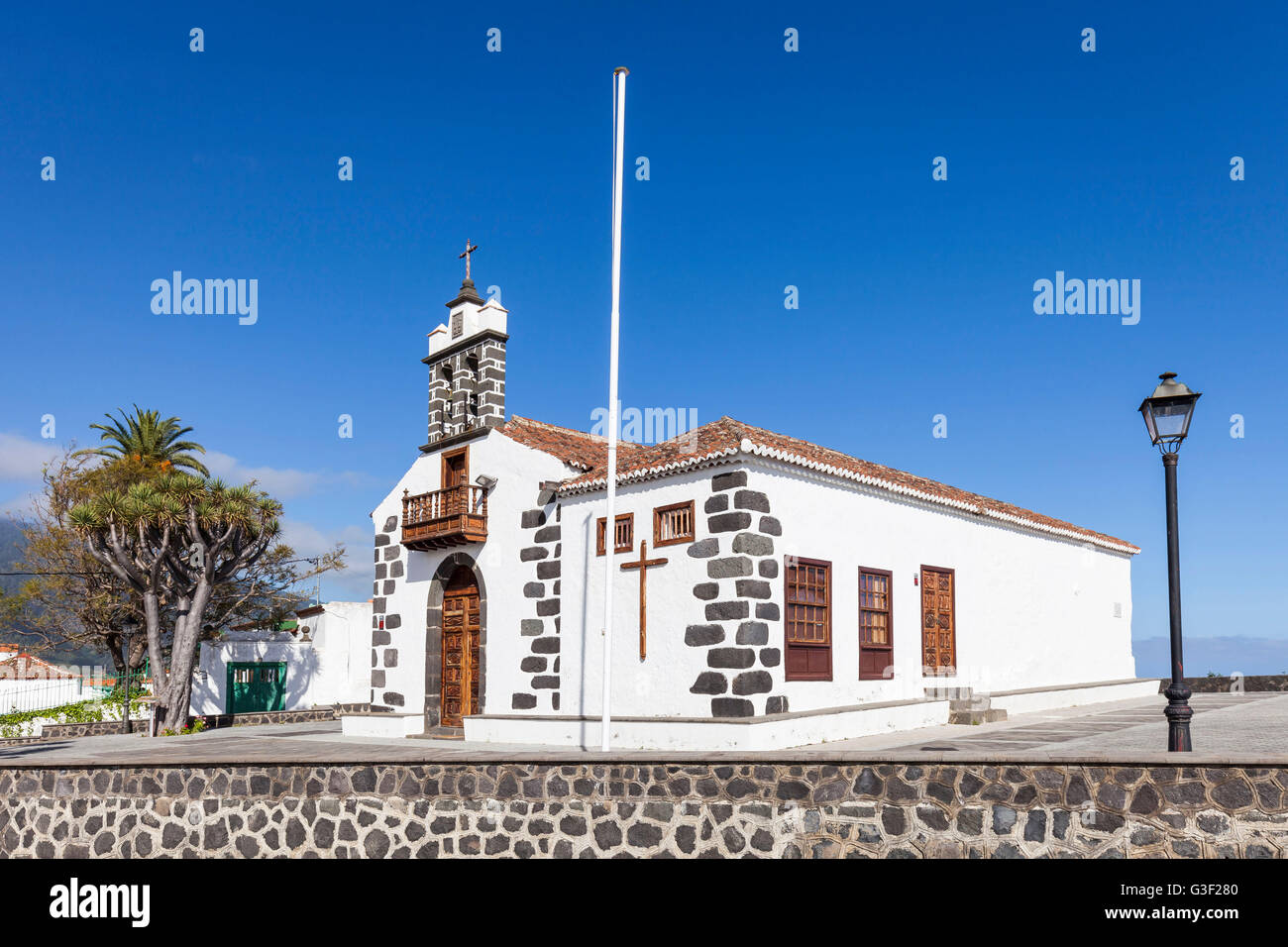 Church Nuestra Señora de la Concepción, Santa Cruz de la Palma, La Palma, Canary Islands, Spain, Europe Stock Photo
