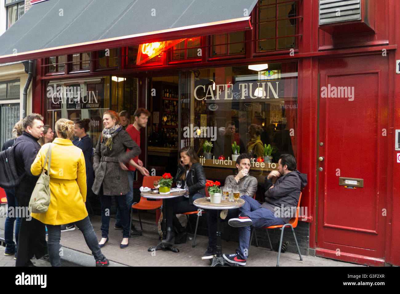 Café of Tuin, Jordaan, Amsterdam, Holland, Netherlands Stock Photo - Alamy