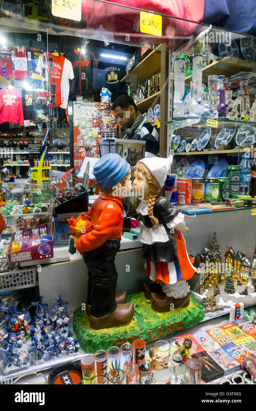 Souvenir shop, Amsterdam, Holland, Netherlands Stock Photo