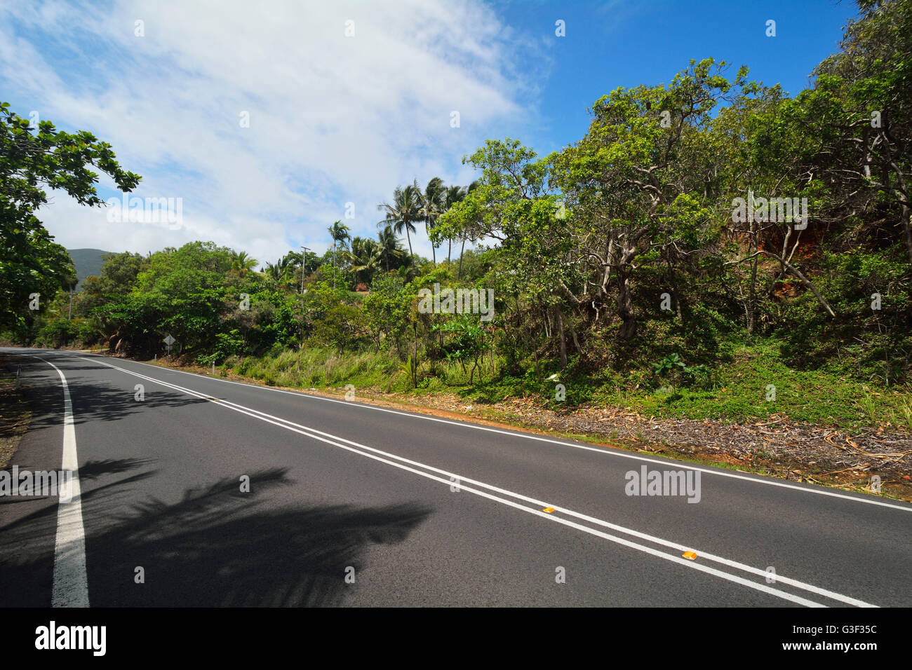 Coastal Road, Captain Cook Highway, Queensland, Australia Stock Photo