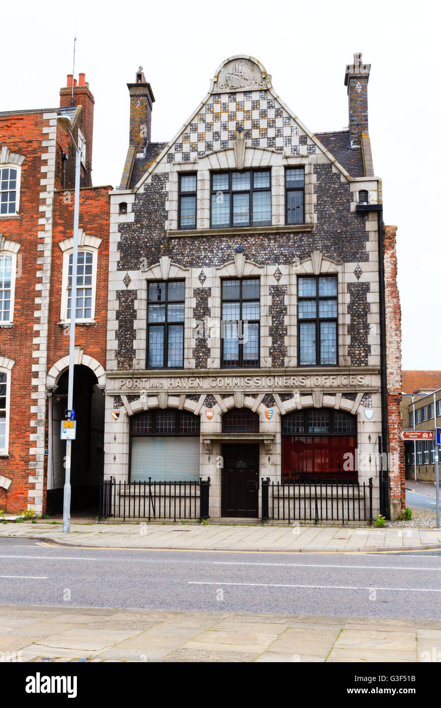Port and Haven Commissioners Offices, Great Yarmouth, Norfolk, England, Stock Photo