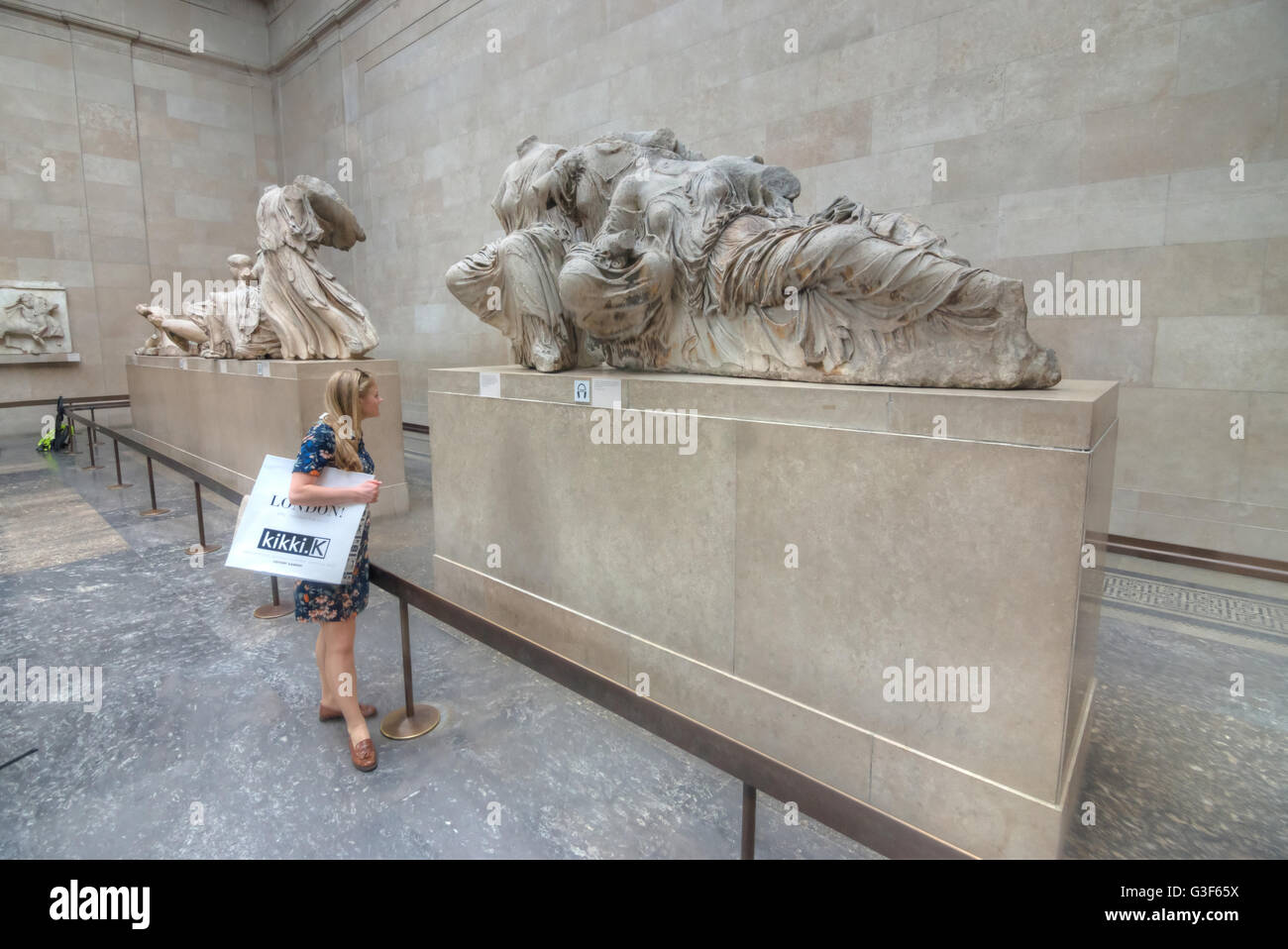 parthenon marbles,  Elgin Marble British Museum Stock Photo