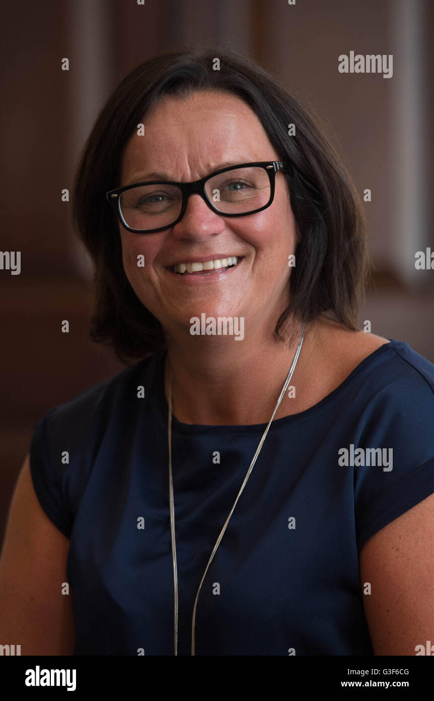 Martine Wiltshire (Martine Wright), sitting Volleyball Player and Paralympian Team GB, who has been awarded an MBE in the Queen's Birthday Honours for services to sport. Stock Photo