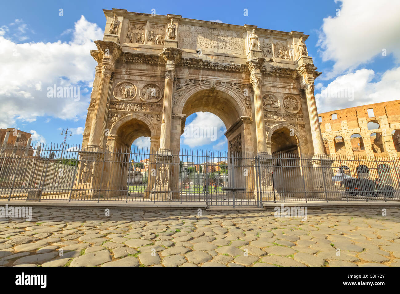 Arch of Constantine Stock Photo