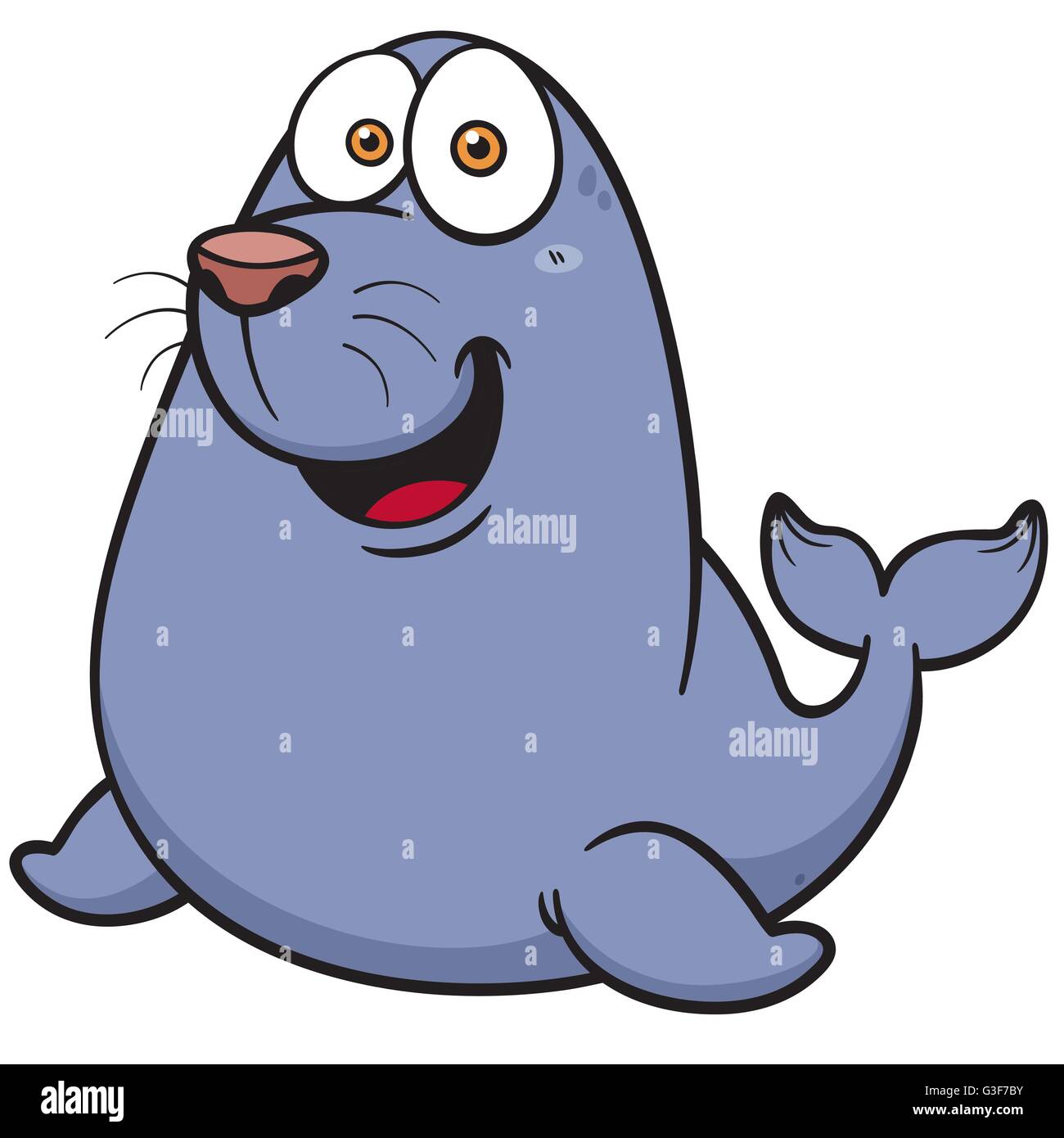 Cartoon seal hi-res stock photography and images - Alamy