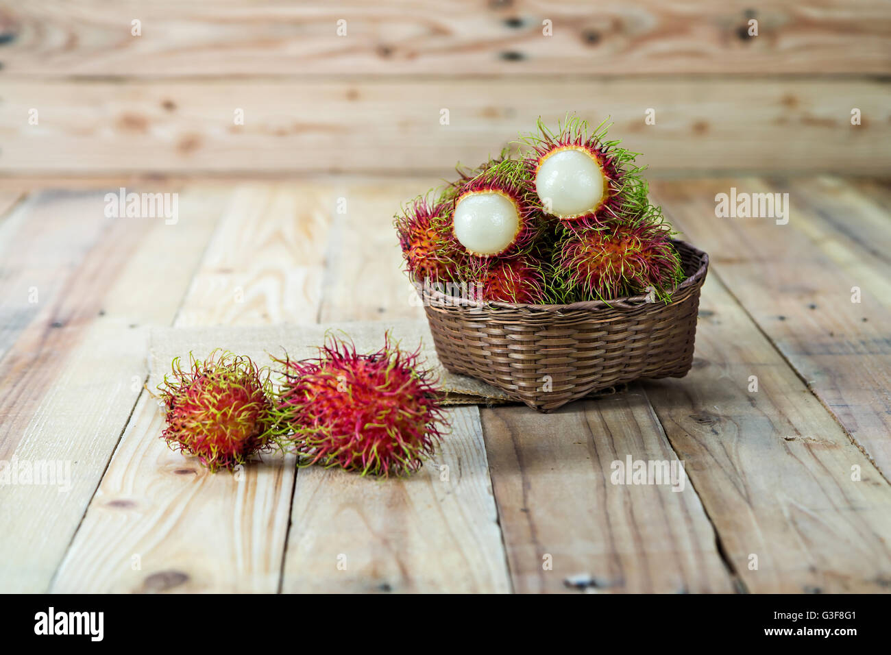 Rambutan tropical exotic fruit hi-res stock photography and images - Alamy