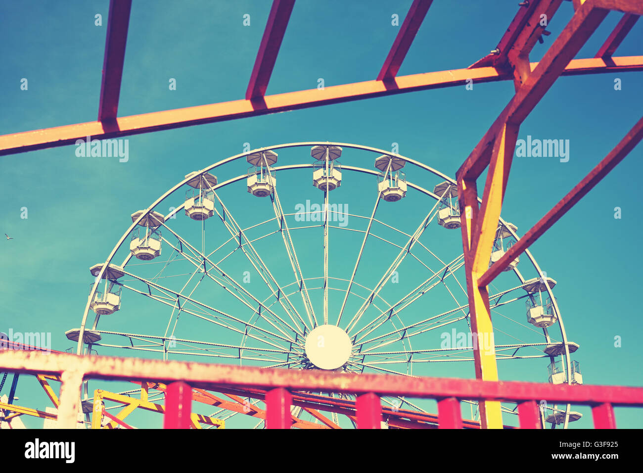 Vintage roller coaster hi-res stock photography and images - Alamy