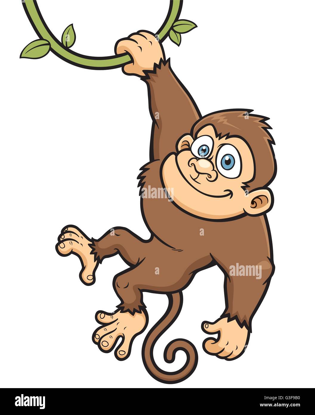 Cartoon monkey hi-res stock photography and images - Alamy