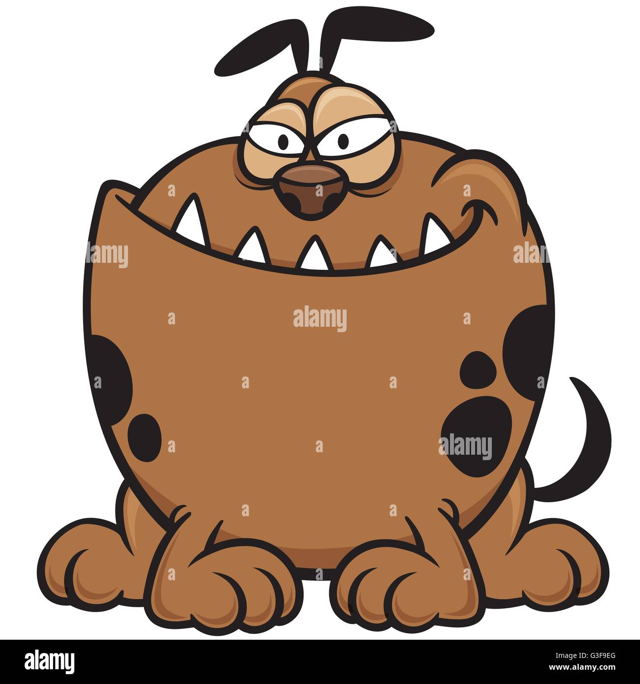 Vector illustration of Cartoon Dog Stock Vector Image & Art - Alamy